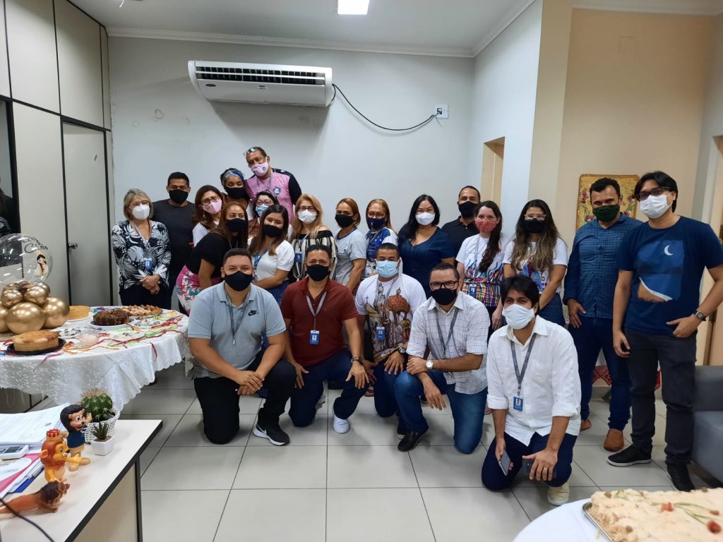 Servidores do Instituto de Previdência dos Servidores Públicos do Município de Belém (IPMB) confraternizaram-se em homenagem à Nossa Senhora de Nazaré