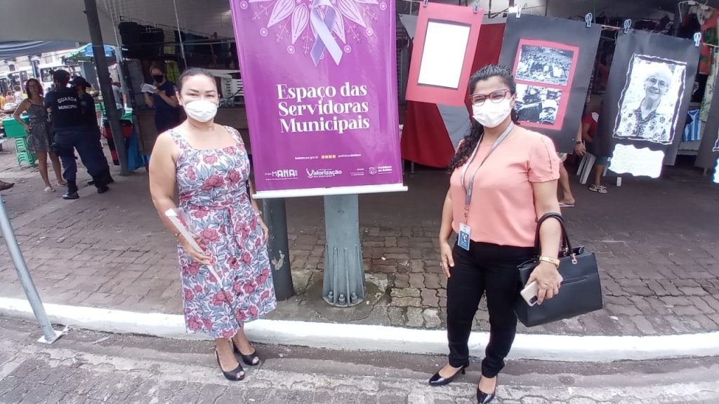 Presidente do IPMB, Edna D'Araújo, e chefe de gabinete Miria Chaves.