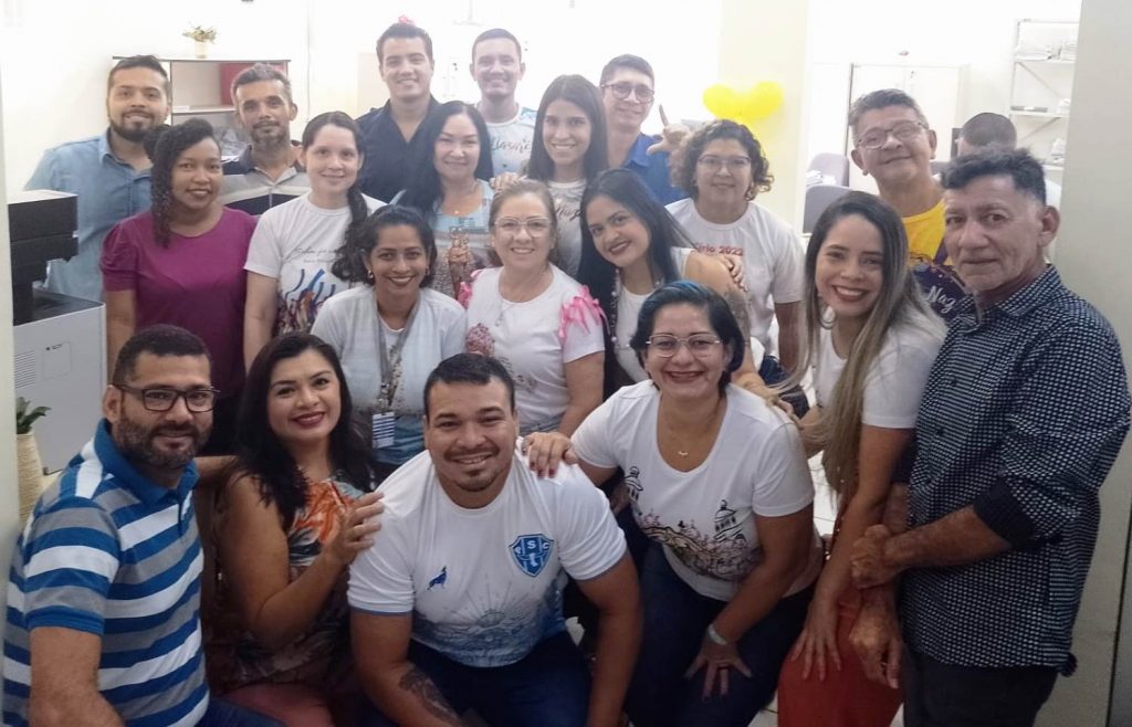 Momento de confraternização após passagem da Romaria Rodoviária.