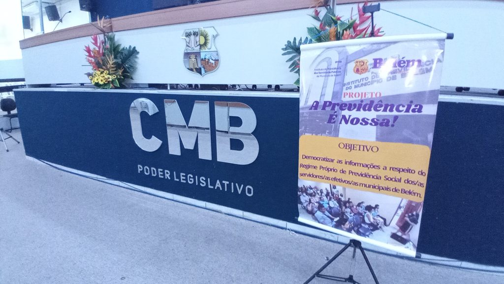 Programação do Projeto na Câmara Municipal de Belém.