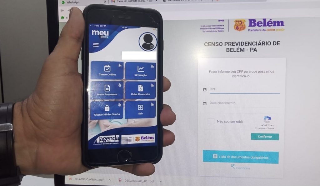 O Censo pode ser feito pelo app Meu RPPS ou via página virtual agendacenso.com.br/ipmb