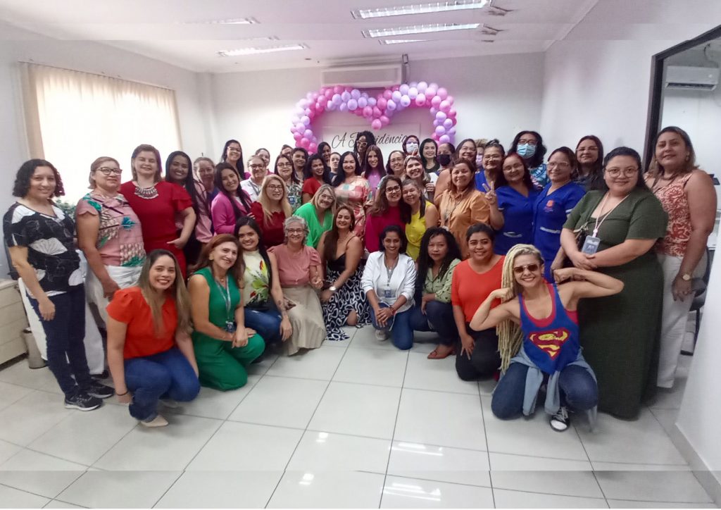 Celebração pelo Dia Internacional da Mulher.