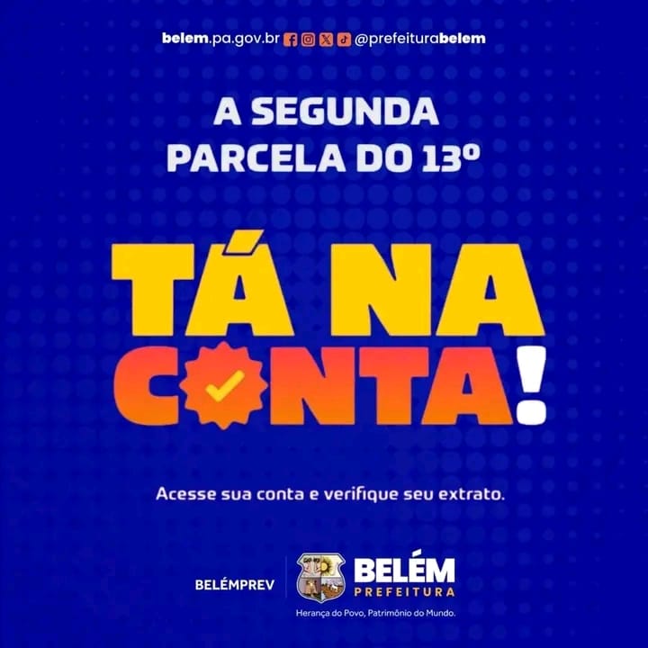 O provento tá na conta